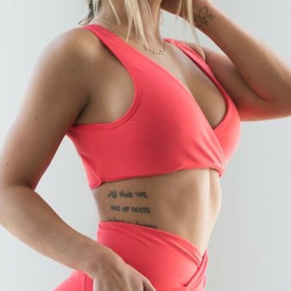 ✨SOLD!✨ Gymshark x Nikki B Red Sports Bra
